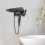 Hair Dryer Wall Mount Bracket Black 4