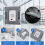Πακέτο 7 πανιών καθαρισμού για Ecovacs Winbot W1 Pro/W1/W2 Omni/W2 Window 4