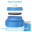 Φίλτρο νερού MicroDisc 6 τεμαχίων για φίλτρο νερού Brita Fill and Go 2