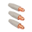 10PCS 24KD Welding Contact Tips Coating Protect M6 Gas Nozzle Tip 4