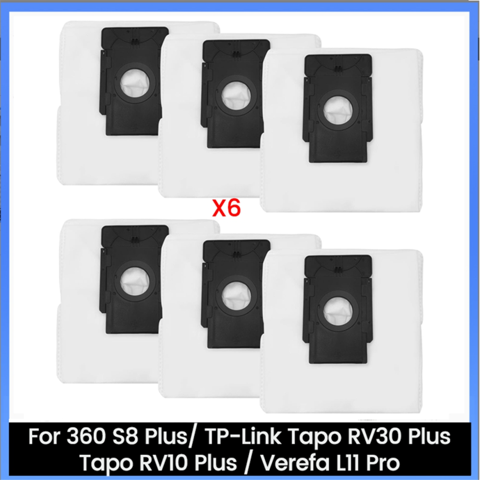 Neznačkové 6Pcs Dust Bags For 360 S8 Plus/Tapo Rv30 Plus/Rv10 Plus