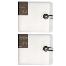 Estuche de plástico transparente para CD y DVD