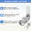 Cabinet Locks with Keys,1-1/2Inch Long Cam Locks Keyed 5