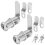 Cabinet Locks with Keys,1-1/2Inch Long Cam Locks Keyed 1