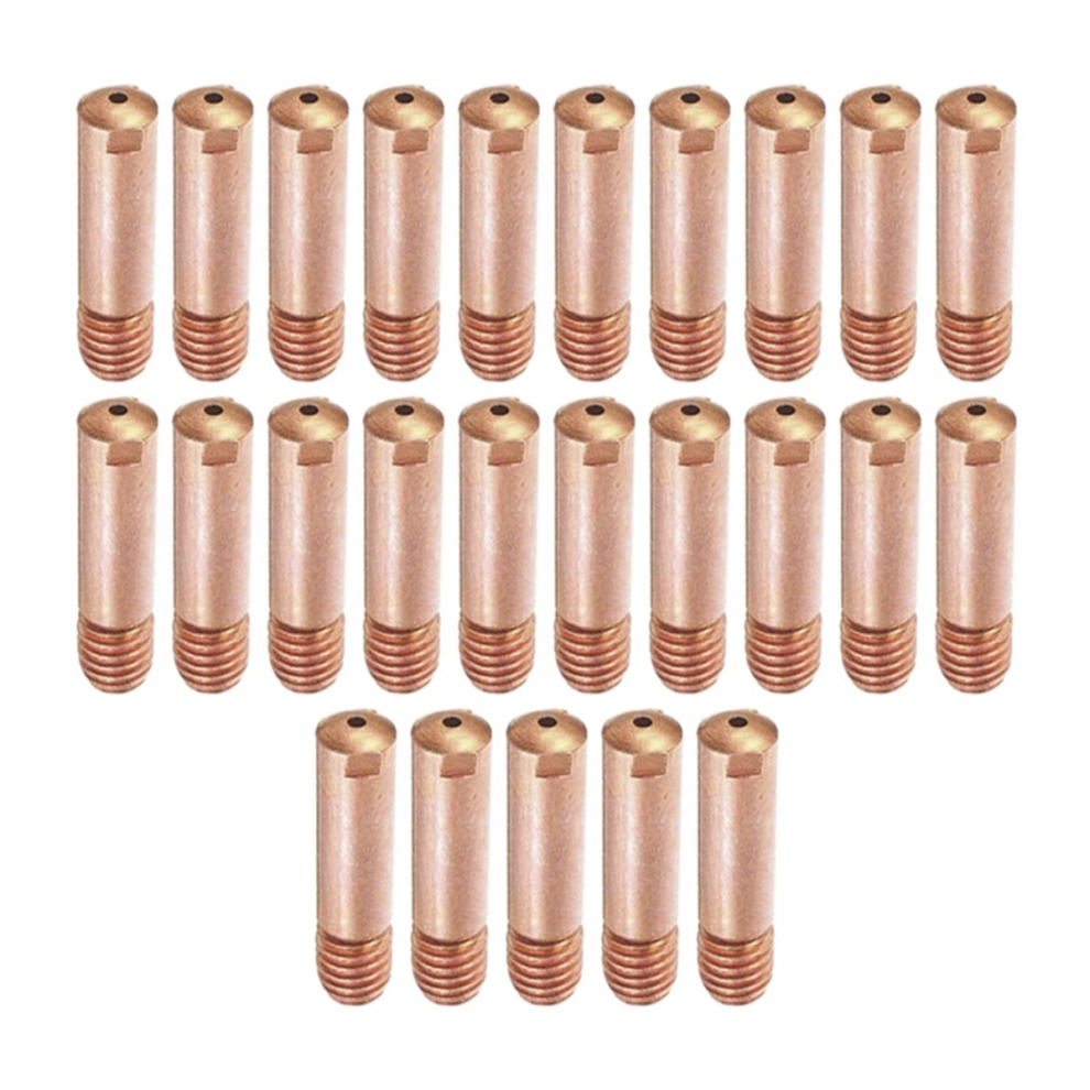 25Pcs 15Ak Contact Nozzle Mig Gas Shielded Welding Accessories 4851973601956