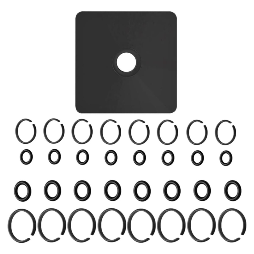 (8+8Set) 1/2Inch And 3/8Inch Impact Retaining Ring Clip With O-Ring 4851215433017
