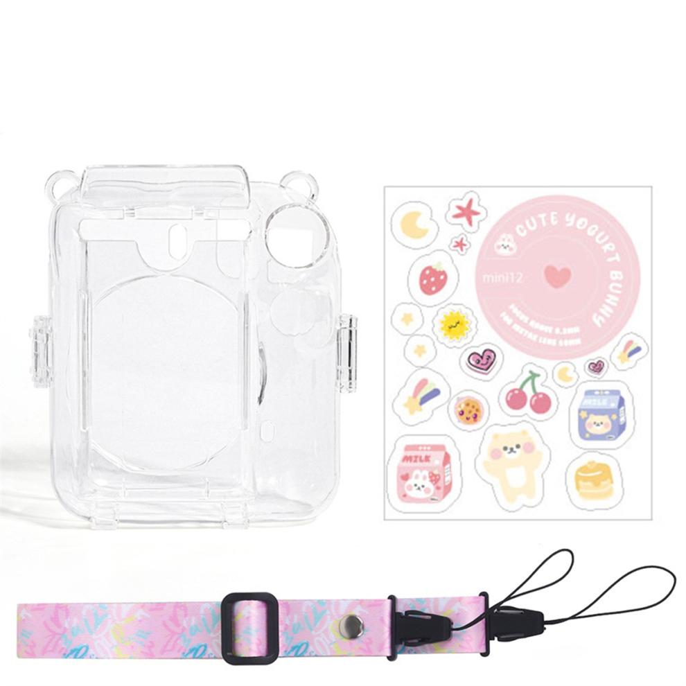 Housse de protection rose pour appareil photo Fujifilm