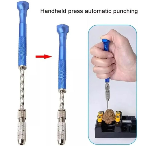 Pin Vise Hand Drills Bits Set with 0.5-3 mm Twist Drill Bits 2