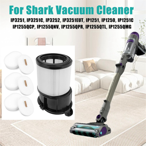 Replacement Filter Set for Shark IP3251 Vacuum Cleaner 2