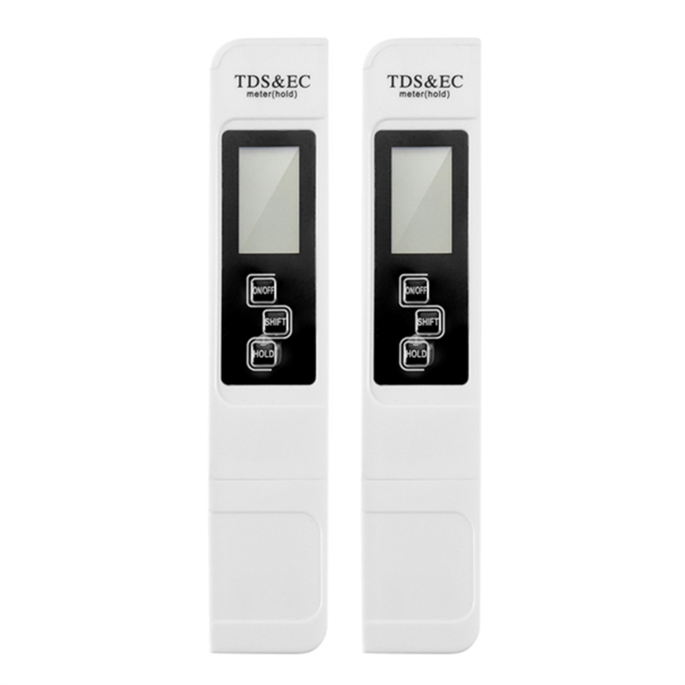 Tds Meter Digital Water Tester Digital 0-14 Ph Meter Tester 0-9990Ppm White/Light 4851215407094