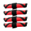 4pcs Red Bait Fishing Hook Covers Protective Case Storage Bag 1