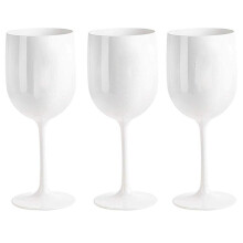 (As show, One size) Elegant And Unbreakable Wine Glasses, Plastic , Very Shatterproof-E