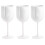 (As show, One size) Elegant And Unbreakable Wine Glasses, Plastic , Very Shatterproof-E 1