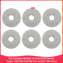 Mop Cloth Pads for Ecovacs DEEBOT X1 Omni/T10 Omni Vacuum Parts