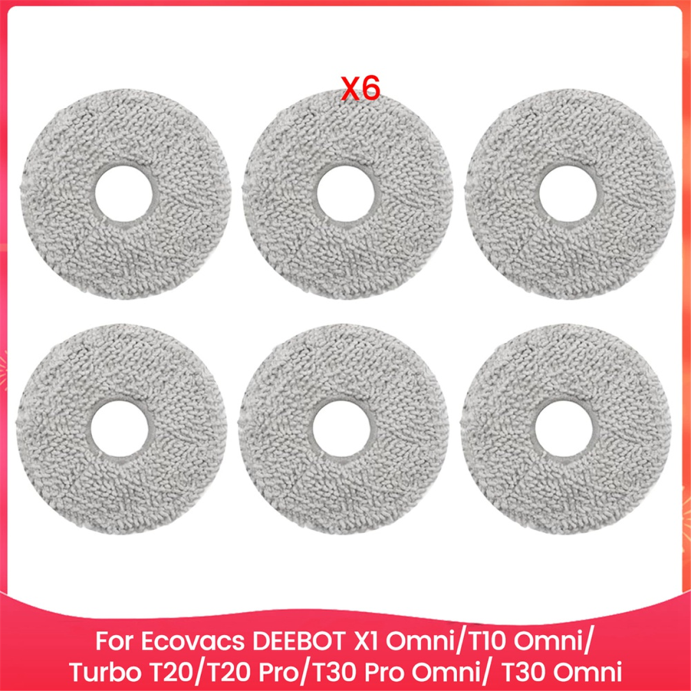 Neznačkové Mop Cloth Pads For Ecovacs Deebot X1 Omni/T10 Omni Vacuum Parts