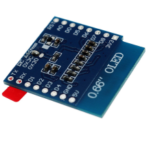 0,66 Zoll weißes OLED-Display 64 x 48 16Pin SSD1306-Drive-Bildschirm ohne Platine