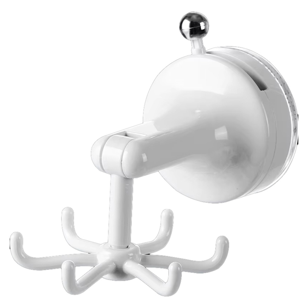 Rotatable Kitchen Hook - 6-Claw Suction Cup Wall Mount-image-OPC-PHHR66N-NEW