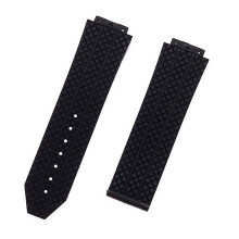 (As show, One size) Watch Band compatible HUBLOt BIG BANG Silicone 24mm 25mm Waterproof Men Watch Strap Chain Watch Accessories Rubber Watch Bracelet Chain