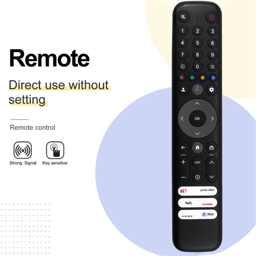 Αντικατάσταση τηλεχειριστηρίου RC833 GUB1 για TCL QLED Smart TV 2