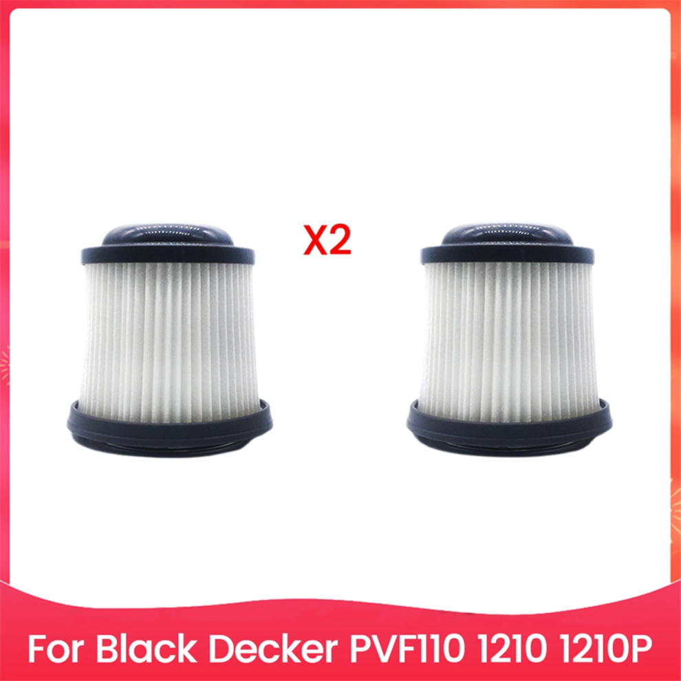 Lot de 2 filtres d'aspirateur pour Black Decker PVF110