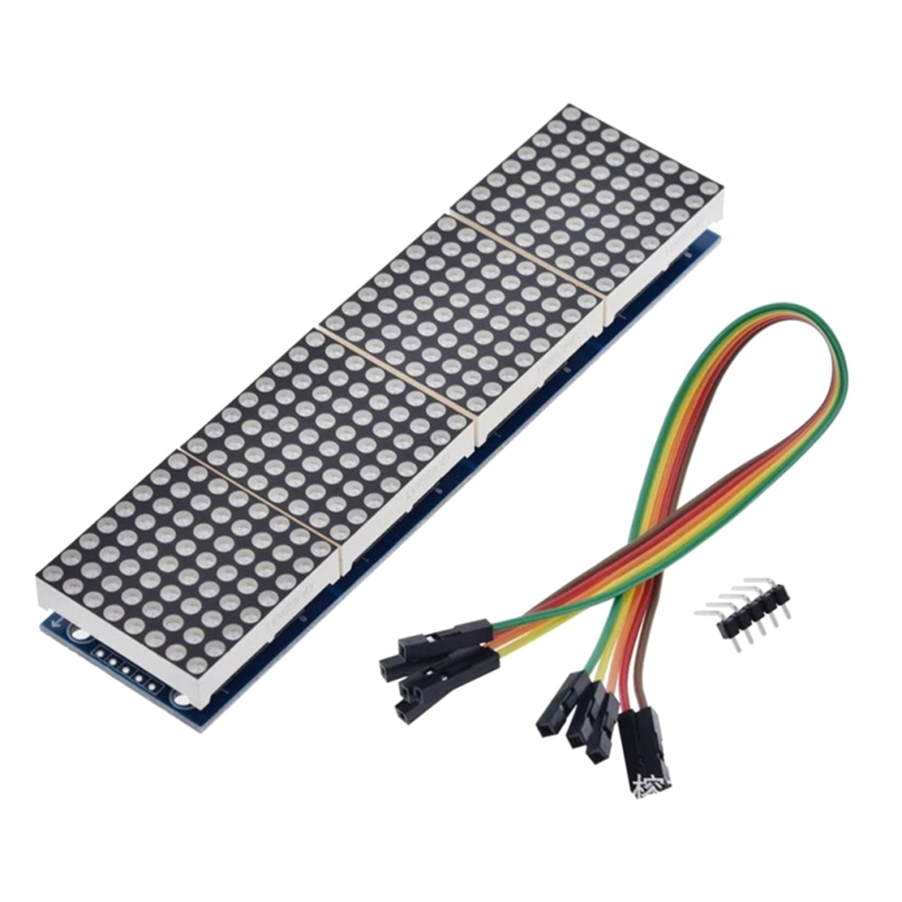Module d'affichage LED matriciel MAX7219 5 V 4 en 1 A