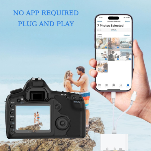 SD Card Reader for IPhone for Camera Adapter 1