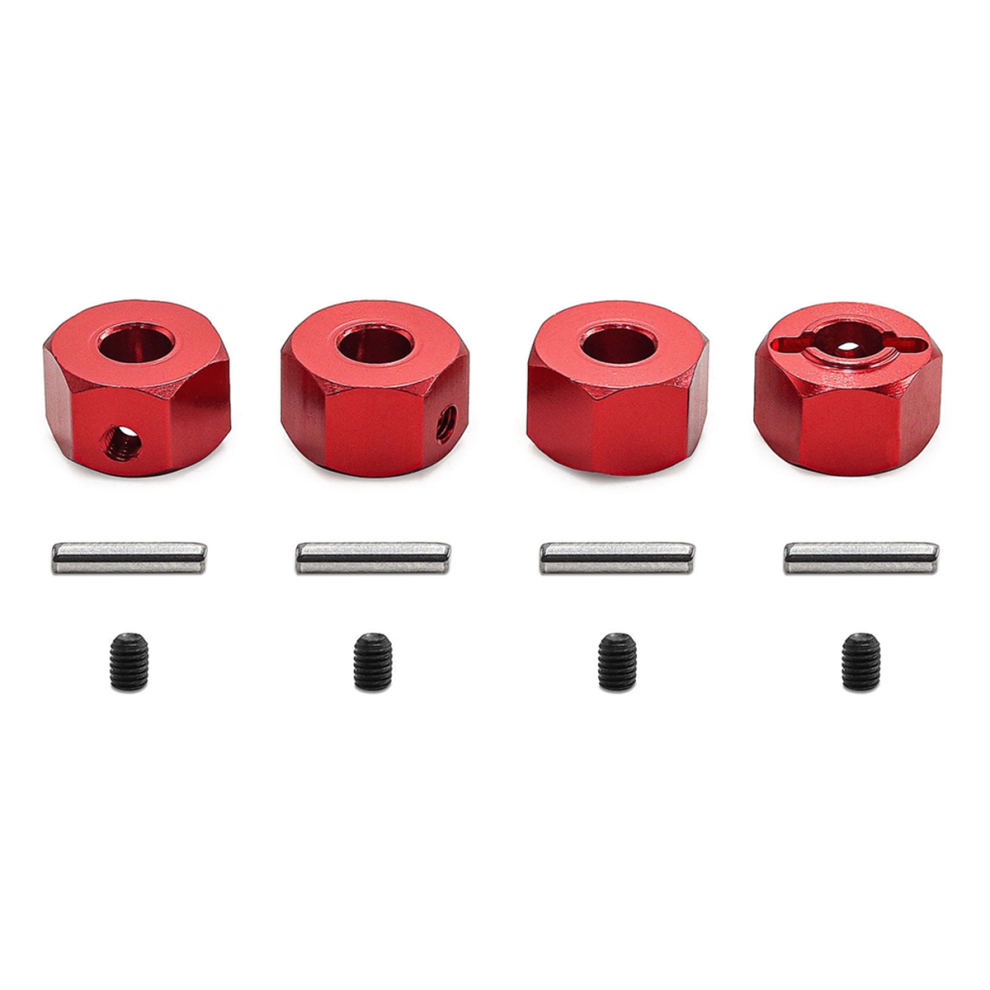 Rc Auto Hex Connector 12MM Kit Voor Traxxas Mini Maxx Rood-image