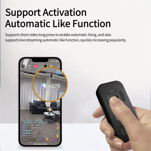 Bluetooth Smart Remote, Universal Remote Control, Selfie Stick, Black 2