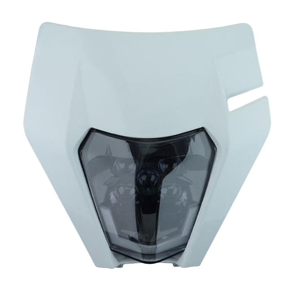 (White, One size) Motorcycle Headlamp With Turn Signal Universal Motocross Headlight compatible Motorcycle Dirt Bike-D-image-OPC-PHHR79Y-NEW