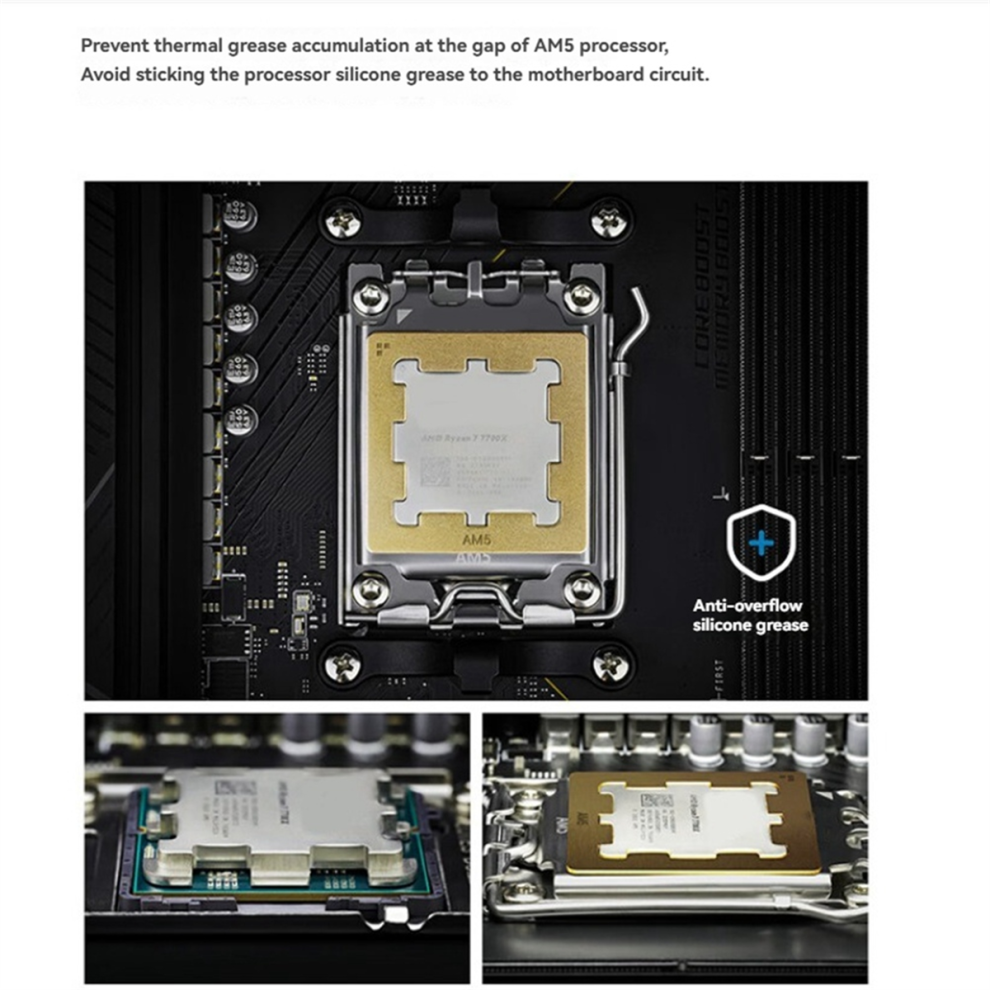 Am5 Cpu Contact Frame Copper For Amd 7950X 7900X 7700X 7600X 4853167846976