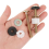 Kit de 2 vis de remplacement pour abattant de toilette, fixations robustes 4