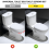 Kit de 2 vis de remplacement pour abattant de toilette, fixations robustes 5