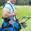 Toalha de bola de golfe com clipes de 5,5 polegadas, limpador de microfibra cinza 4