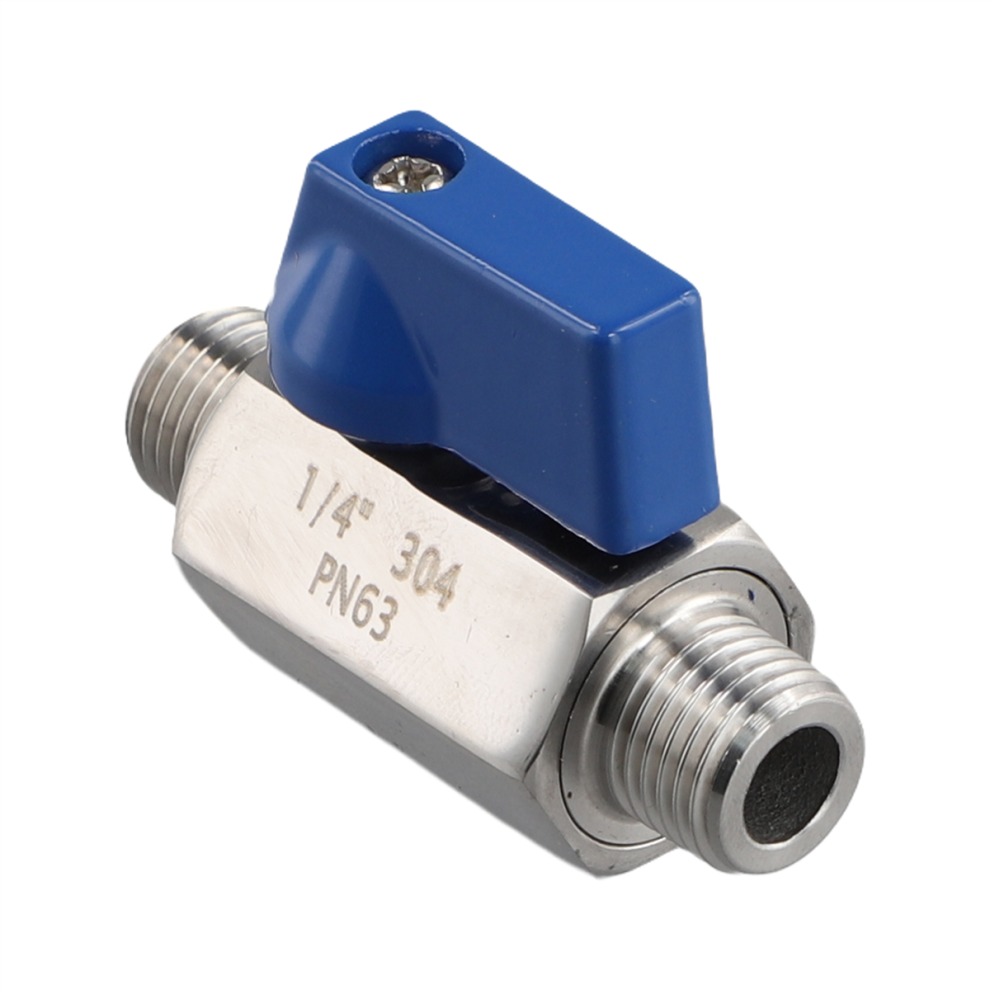 Stainless Steel Ball Valve - 1/4 Inch Npt Thread Male Mini Ball Valve 4853167849441