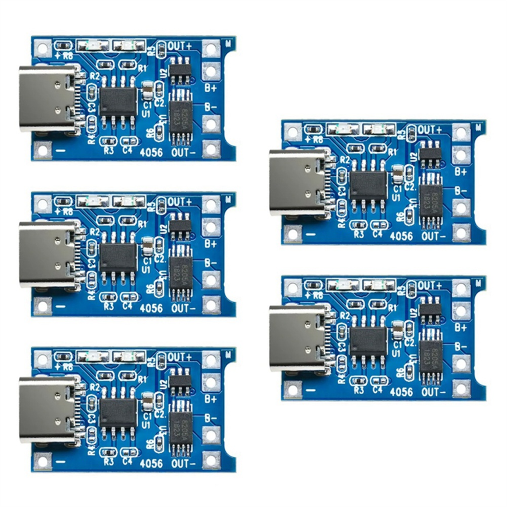 5Pcs 5V 1A Type-C 18650 Lithium Battery Charging Board Charger Module 4853167843432