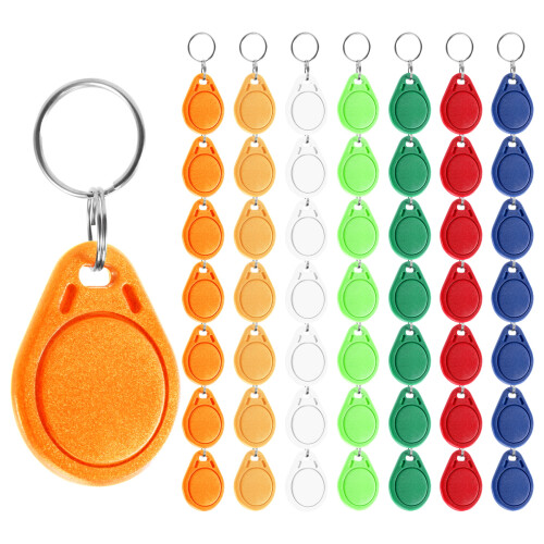50 τεμάχια UID 13.56MHz Block 0 Sector Writable IC Card Keyfobs Key Tags