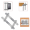 Multifunction Folding Ruler Special Shaped Measurement 2
