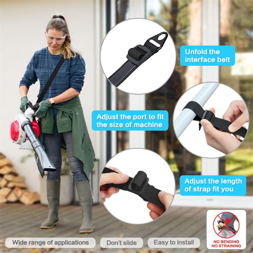 Trimmer Strap, Shoulder Strap, Compatible with Leaf Blower/String 2