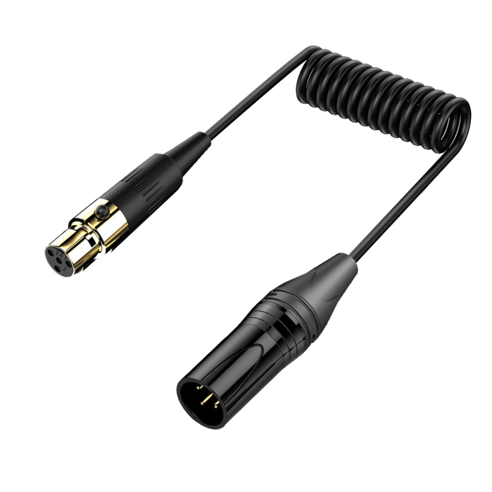 Xlr 3Pin Male To Mini Xlr 4Pin Female Amplifier Audio Mixer 4853167855480