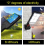 Solar Lights Garden Wall Lights Sensor Security Lighting B 3