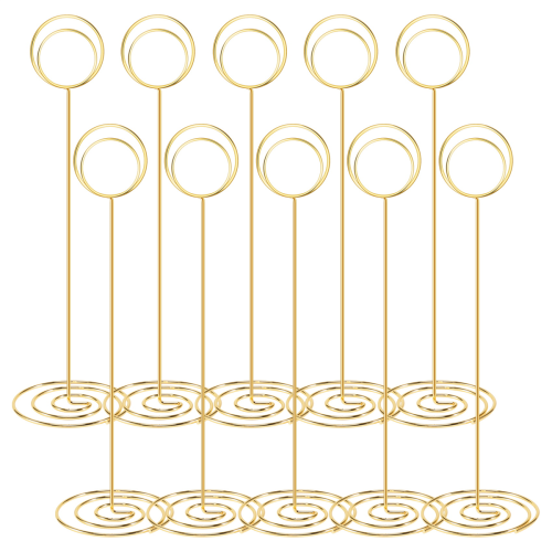 10 peças de suportes de mesa de 8,75 polegadas para recepção de formatura de casamento 1