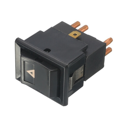7 Pins Black Hazard Warning Lamp Switch For 90 2