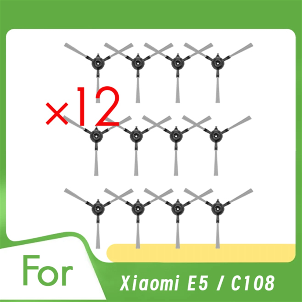 12 Piezas De Repuesto Para Cepillos Laterales De Robot Aspirador.-image