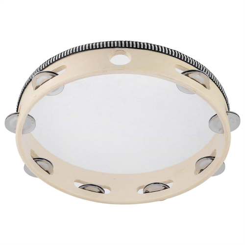 Tambourine for Adults 10 Inch Hand Held Drum Bell 1