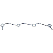 Fuel Return Overflow Pipe 16271-42502 for V1505/V1305 Engines - Durable Silver Metal
