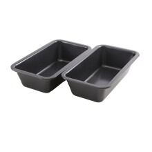2Pcs Bread Pans for Baking Nonstick Carbon Steel Loaf Pan Toast Mold