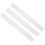 3 Pieces 8.4 Inches Metal Irregular Edges Ruler for Card Making Tools 2