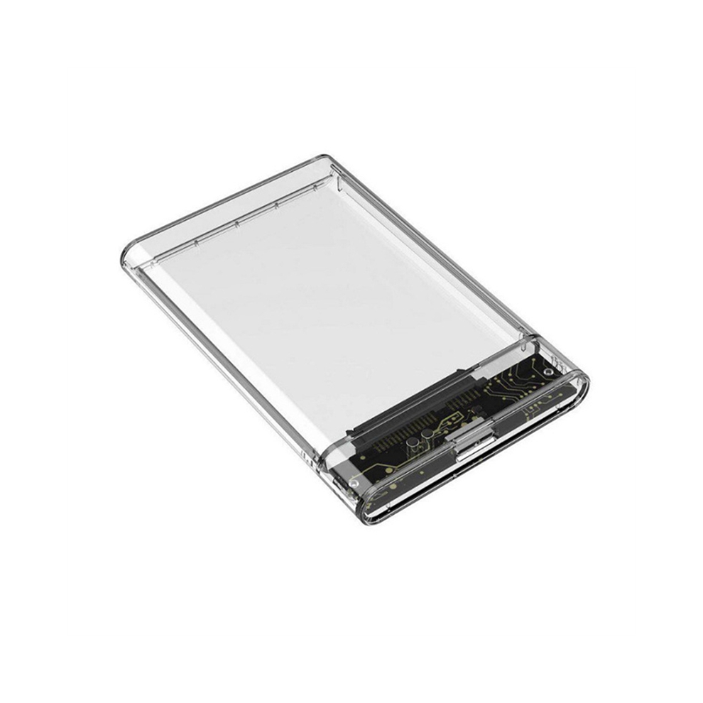 Photos - Drive Case Markenlos Transparent Gray HDD Case for Hard Box 2.5 Inch HDD Enclosure 