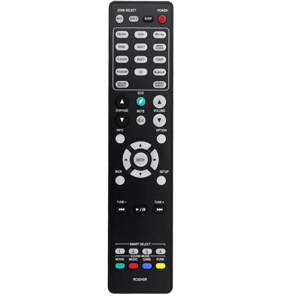 Replace Rc024sr Remote For Av Surround Receiver Sub Rc025sr 4853167893888