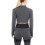 (M) Women's Rib Seamless Jacket - Black 5
